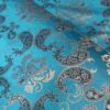 Perzische Termeh Stof - Klassiek Paisley Design - Turquoise