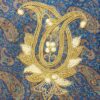 Perzisch Termeh Tafelkleed - Navy Blauw Zijde Paisley