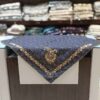 Perzisch Termeh Tafelkleed - Navy Blauw Zijde Paisley
