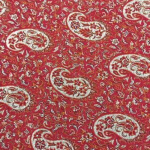 Authentieke Perzische Termeh Stof – Decoratief Floral Paisley Patroon