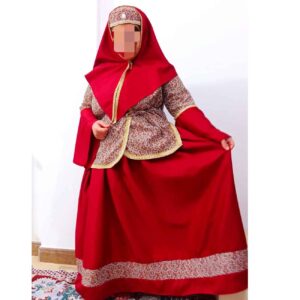 Perzisch Traditioneel Kleding Set voor Vrouwen in Rood