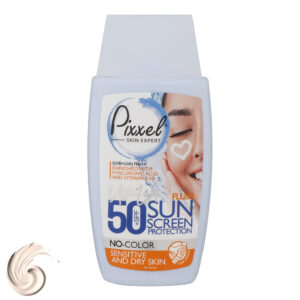 Pixxel Zonnebrandcrème Kleurloos SPF50 voor Droge Huid