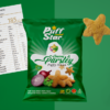 Iraanse Sooyegh – Puff Ster Peulvrucht Snack met Ui en Peterselie Smaak: Volkoren en Kikkererwt, 50 gr (10x)