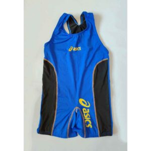 Mouwloos Worstelsinglet – Duurzaam Blauw