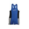 Mouwloze Worstelsinglets – Blauw Abstract