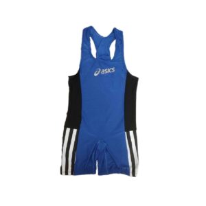 Mouwloze Worstelsinglets – Blauw Abstract