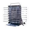 Verticale Kebab Gasgrillmachine Wandgemonteerd Rookloos