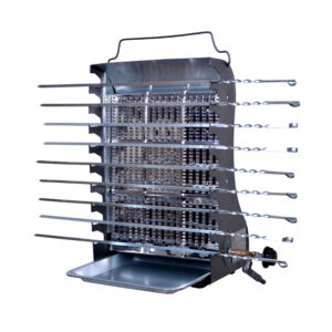 Verticale Kebab Gasgrillmachine Wandgemonteerd Rookloos