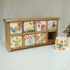 Schuiflade Thee-Organizer van Hout – Slanke opbergoplossing