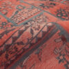 Vintage Patchwork Tapijt Bordeaux – Geometrisch Mix