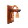 Houten Henneptouw Wandlamp – Minimalistisch Ontwerp