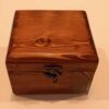 Handgemaakte Houten Sieraden Doos – Vintage Bruin