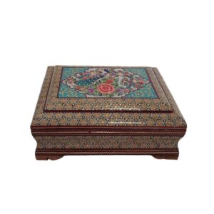Houten Koran Opbergdoos Handgemaakt – Houtmozaïek