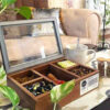 Compacte Houten Theedoos – Klassiek design & georganiseerde secties