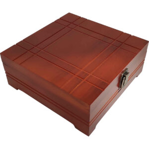 Functionele Houten Theedoos-Organizer – Bruin