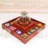Stijlvolle Theedoos met Verwarmer – Premium cadeau voor theeliefhebbers