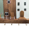 Houten Wand Sleutelhouder met Cottage Ontwerp