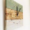 Houten Wandklok Handgemaakt met Stil Continu-Zwevend Mechanisme