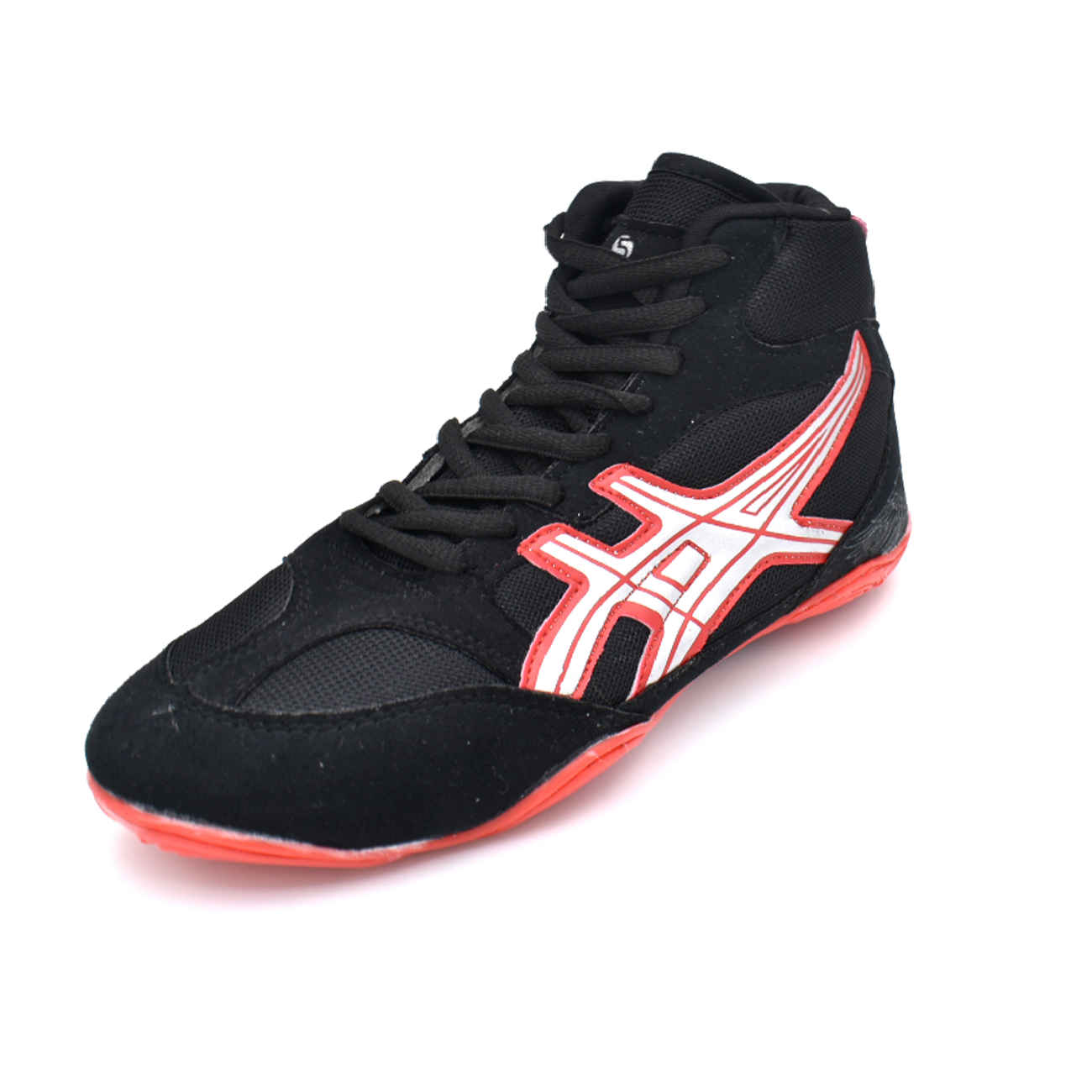 Worstelschoenen – Zwart Suède
