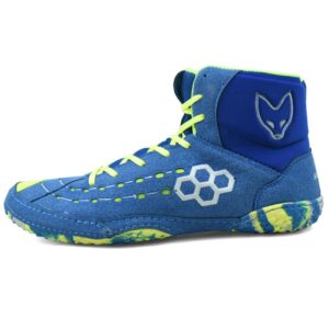 Worstelschoenen voor Mannen van Suède – Blauw