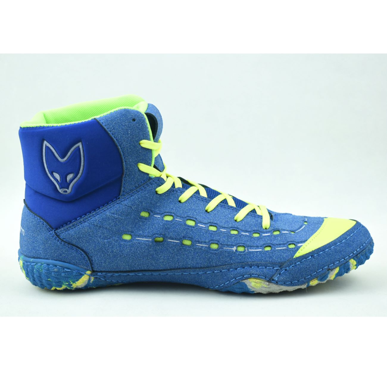 Worstelschoenen voor Mannen van Suède – Blauw