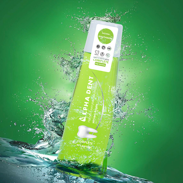 AlphaDent Natuurlijke Mondspoeling Compleet – Alcoholvrij (2 stuks)