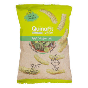 Quinofit Quinoa Puffs Groente – Vetarme Snack – 45g (10 stuks)