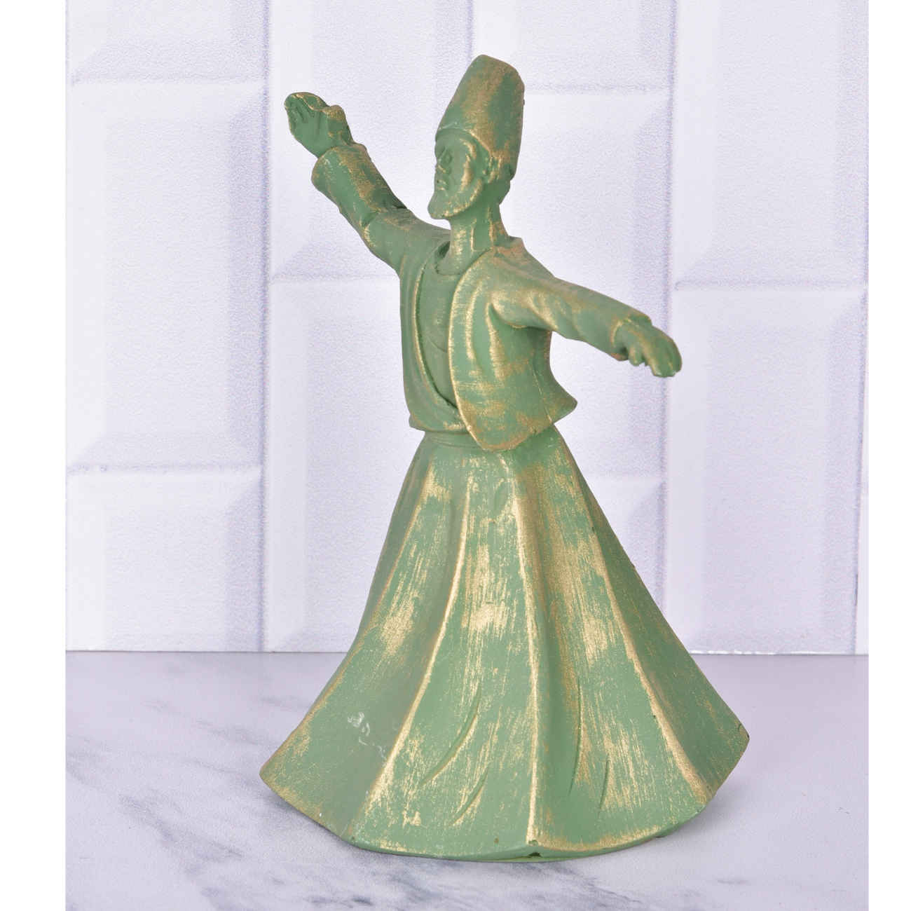 Decoratief Soefi Sema Danser Beeld – Draaierderwisj Spirituele Kunst