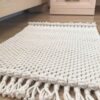 Ambachtelijk Perzisch Handgeweven Macramé Vloerkleed