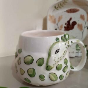 Artistieke Keramische Mok – Hert Ontwerp