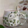 Artistieke Keramische Mok – Hert Ontwerp
