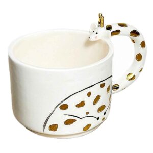 Artistieke Keramische Mok – Giraffe Ontwerp