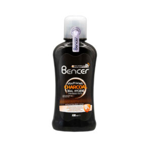 Bencer Houtskool Alcoholvrije Mondspoeling – Geavanceerde Whitening – 400 ml (Set van 2 )