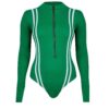 Bodysuit met lange mouwen en duimgat voor dames