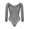 Bodysuit met lange mouwen voor dames in zwart – elegante kleding voor ceremonies en feestjes