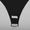 Mouwloos Dames Bodysuit – Zwart Katoen
