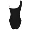 Mouwloos Dames Bodysuit – Zwart Katoen
