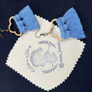 Boho Macramé Oorbellen met Wolk Ontwerp