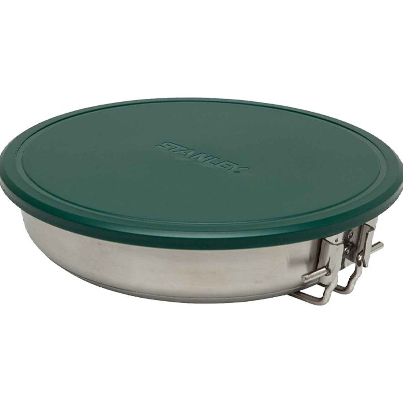 Campingservies – Groen Staal