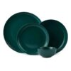 Keramisch Servies – Donkergroen (Set van 4)