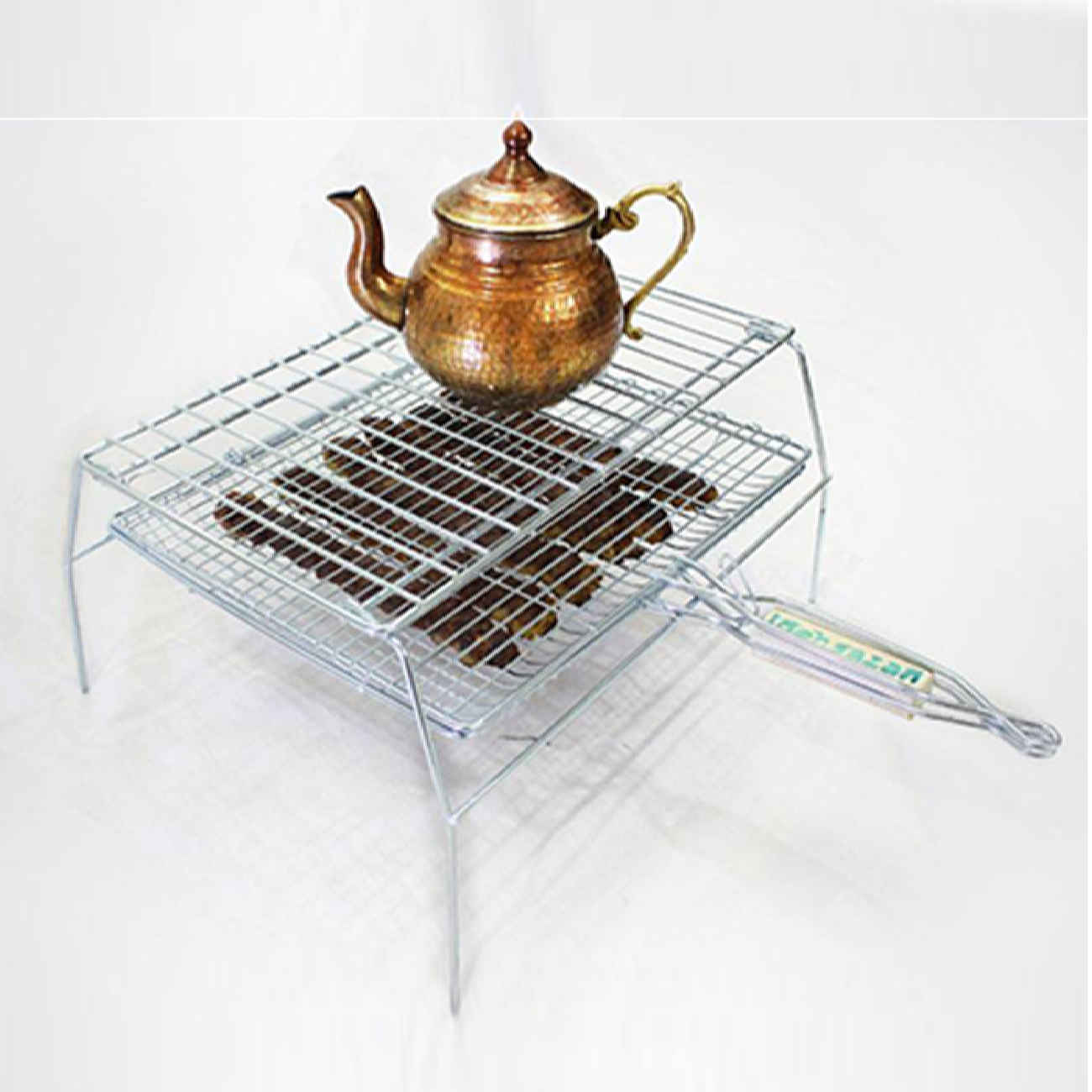 Compacte Opvouwbare Kampvuurgrill – Metaal