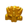 Decoratieve betonnen sculptuurvaas met een sierlijk meisjesmotief, een indrukwekkend modern kunstobject