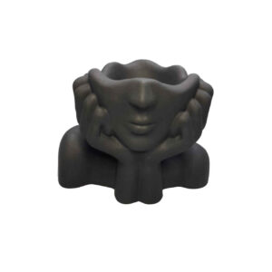 Decoratieve betonnen sculptuurvaas met meisjesontwerp