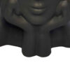 Decoratieve betonnen sculptuurvaas met een sierlijk meisjesmotief, een indrukwekkend modern kunstobject