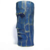 Decoratieve betonnen sculptuurvaas in luxueuze goudkleur, perfect voor moderne interieurs
