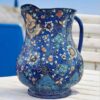 Decoratieve Koperen Kan – Handgemaakt met Perzische Minakari Emaillekunst