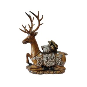 Herten Zittend Beeldje – Decoratief Woondecor