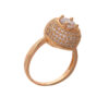 Elegante Perzische Messing Ring – Bronskleurig