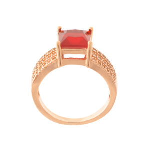 Elegante Messing Ring voor Vrouwen – Luxe Brons