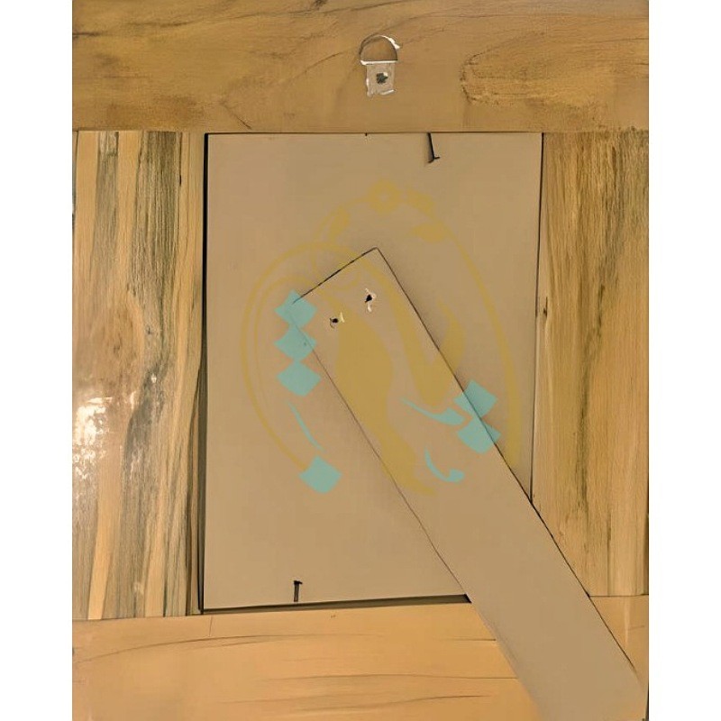 Perzische Houten Spiegel – Khatamkari Ontwerp